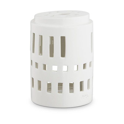 Kähler Urbania lyshus tårn hvid 11,5 cm
