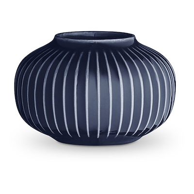 Kähler Hammershøi fyrfadsstage indigo blå