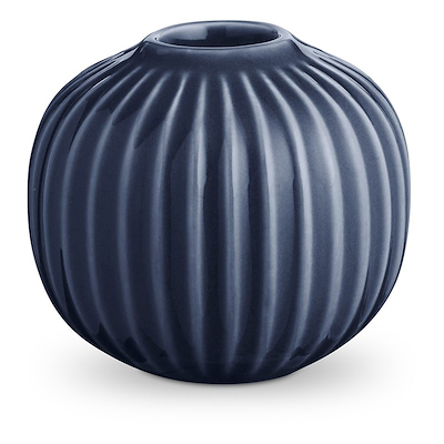 Kähler Hammershøi lysestage indigo blå