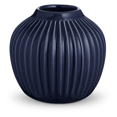 Kähler Hammershøi vase indigo blå 12,5 cm
