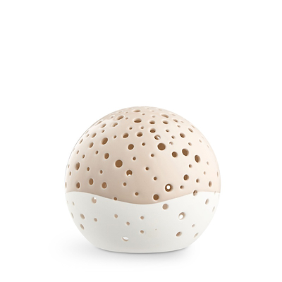 Kähler Nobili fyrfadsstage beige H12,5 cm