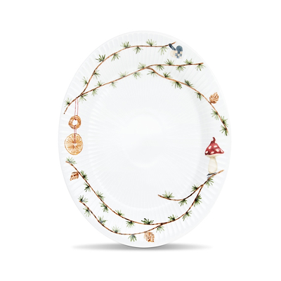 Hammershøi Jul fad hvid Ø28,5 cm