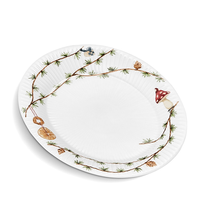 Hammershøi Jul fad hvid Ø28,5 cm