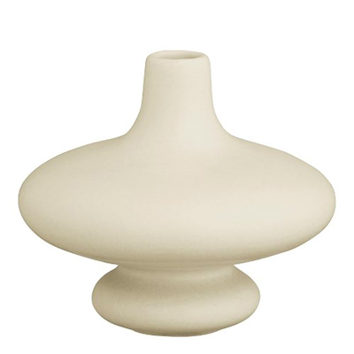 Kähler Kontur vase hvid 14 cm 