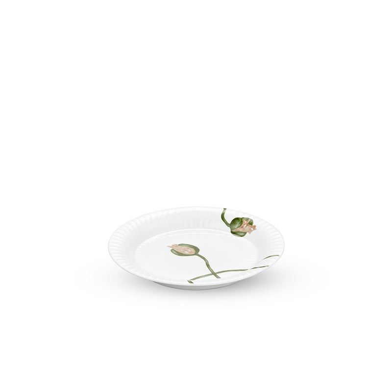 Hammershøi Poppy tallerken hvid 19 cm