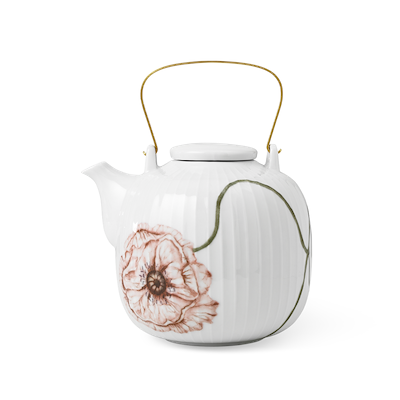 Kähler Hammershøi Poppy tekande hvid 1,2 liter