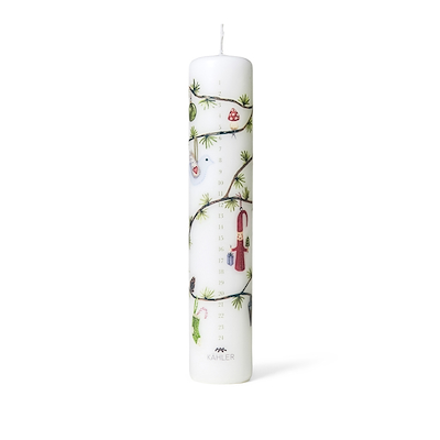 Hammershøi Christmas kalenderlys 2023 Ø5 cm