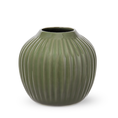Hammershøi vase mørk grøn 13 cm 