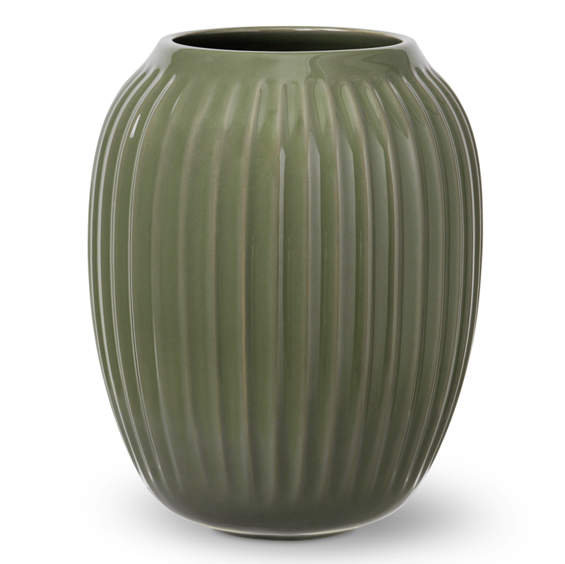 Limited skade Wade Hammershøi vase mørk grøn 21 cm | Kop & Kande