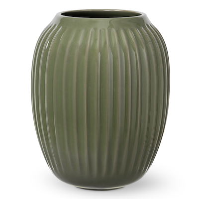 Hammershøi vase mørk grøn 21 cm 