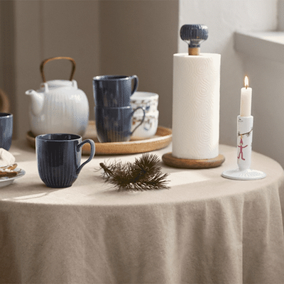 Hammershøi Jul lysestage H12 cm