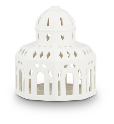 Kähler Urbania lyshus glassalen hvid