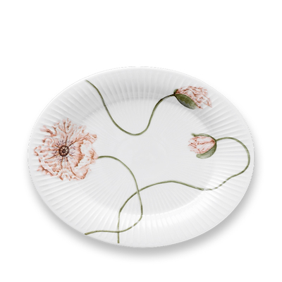 Kähler Hammershøi Poppy fad hvid 28,5 cm