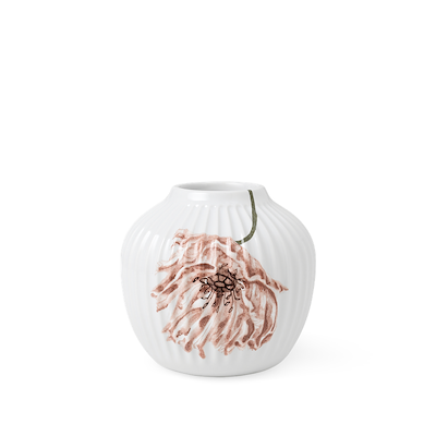 Kähler Hammershøi Poppy vase 13 cm lyserød