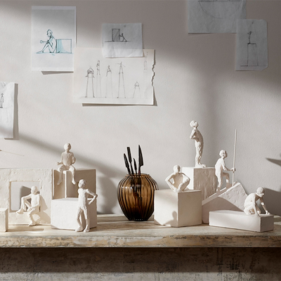 Kähler Astro stjernetegn vædder figur hvid