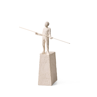 Kähler Astro stjernetegn vægt skulptur hvid