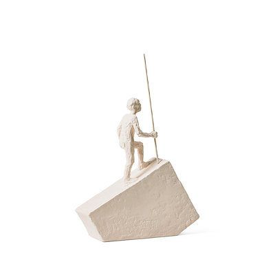 Kähler Astro stenbuk skulptur hvid 25 cm