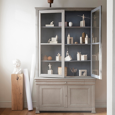 Kähler Astro stenbuk skulptur hvid 25 cm