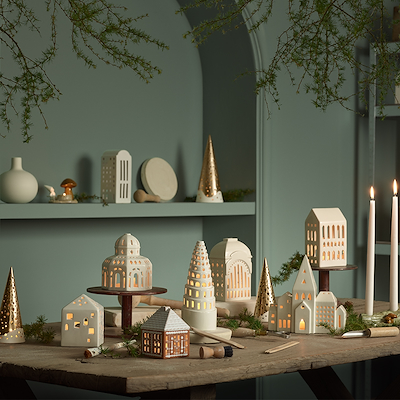 Kähler Urbania lyshus honningkagehus mellem brun