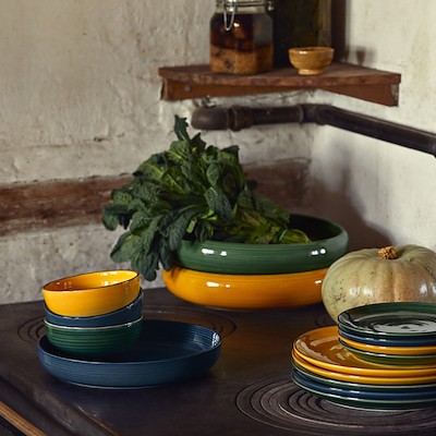 Kähler Colore bordfad sage green Ø34 cm