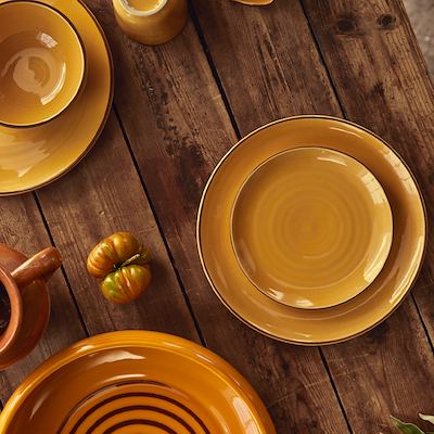Kähler tallerken saffron yellow ø19