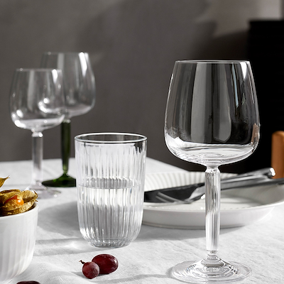 Kähler vandglas klar 37 cl 4 stk.