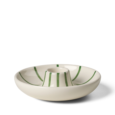 Kähler Signature lysestage grøn Ø11 cm