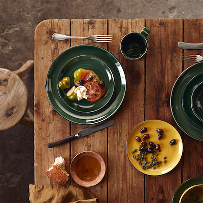 Kähler Colore tallerken sage green ø19