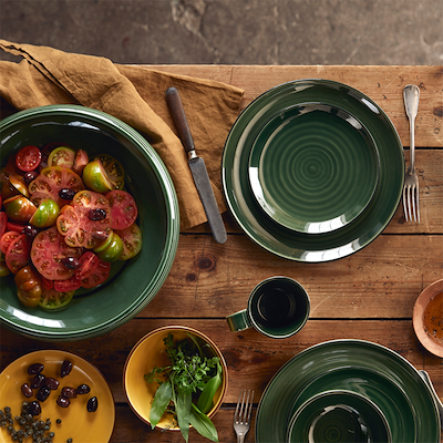 Kähler Colore tallerken sage green Ø27cm