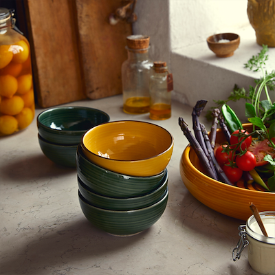 Kähler Colore skål sage green Ø15 cm