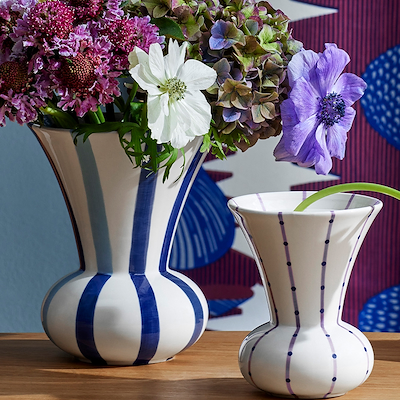 Kähler Signature vase blå H20 cm