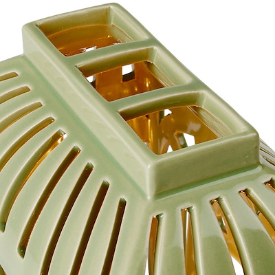 Kähler Orangery Spring Leaf lyshus H16 cm