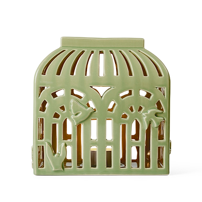 Kähler Orangery Spring Leaf lyshus H16 cm