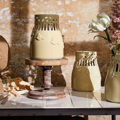 Kähler Orangery vase sweet honey H18 cm