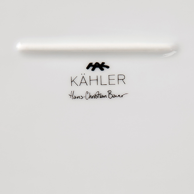 Kähler Hammershøi serveringsfad ovalt 40x22,5 cm
