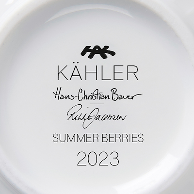 Kähler Hammershøi Summer Sommerbær krus 33 cl