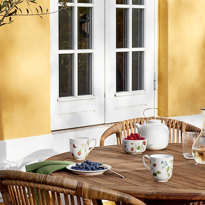 Kähler Hammershøi Summer Sommerbær krus 33 cl