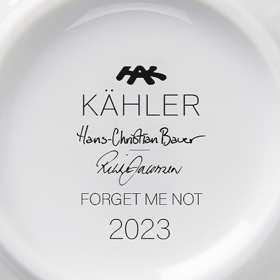 Kähler Hammershøi Summer Forglemmigej krus 33 cl