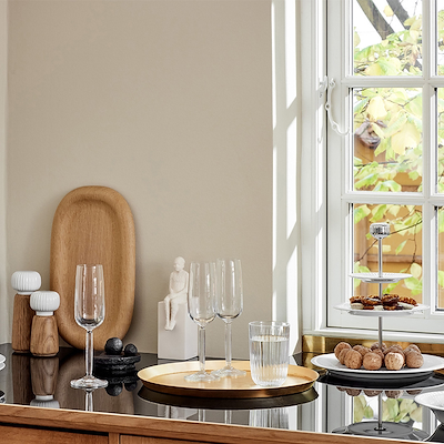 Kähler Hammershøi champagneglas klar 2 stk. 24 cl