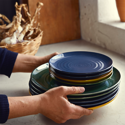 Kähler Colore tallerken berry blue ø19