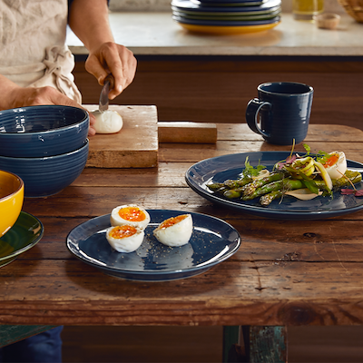 Kähler Colore tallerken berry blue ø19