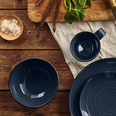 Kähler Colore skål berry blue ø15