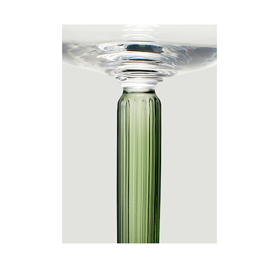 Kähler Hammershøi rødvinsglas grøn 2 stk. 49 cl