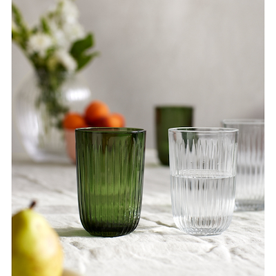 Kähler Hammershøi vandglas grøn
