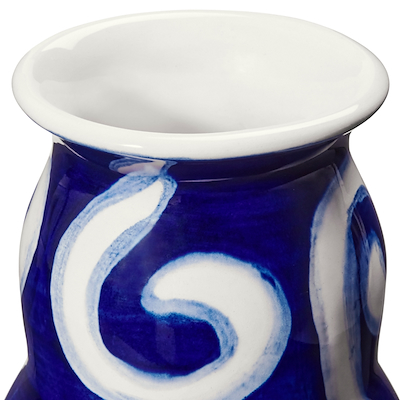 Kähler Tulle vase blå H13 cm