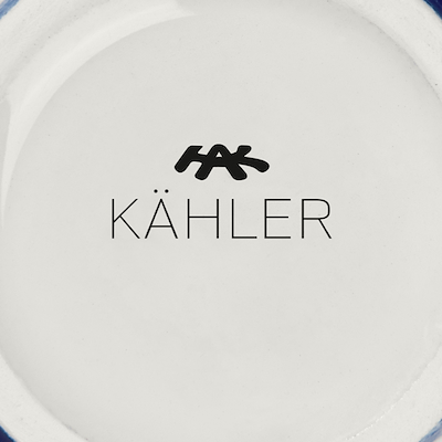 Kähler Tulle vase blå H13 cm