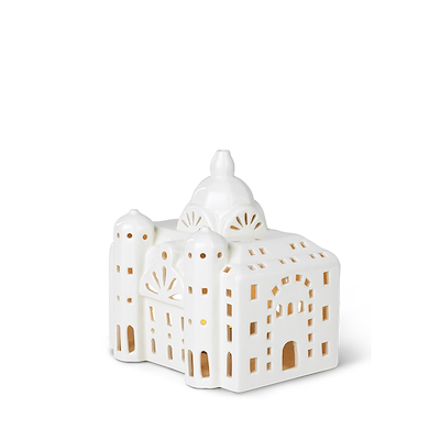 Kähler Urbania lyshus Antwerp Central Station hvid 15 cm