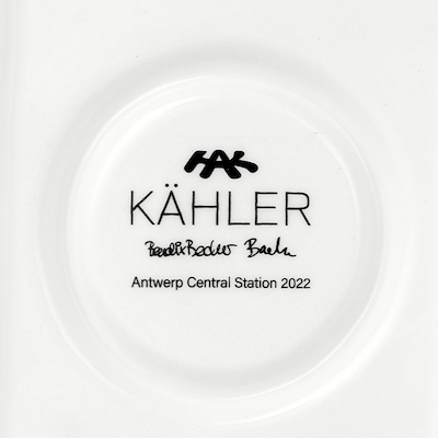 Kähler Urbania lyshus Antwerp Central Station hvid 15 cm