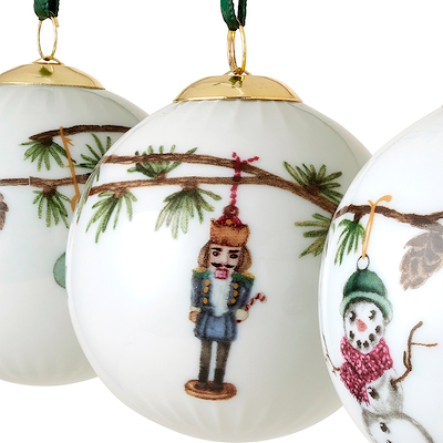 Hammershøi Jul julekugler Ø6 cm 3 stk.