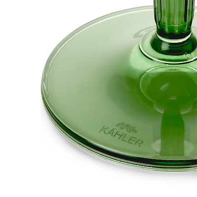 Kähler Hammershøi champagneglas grøn 2 stk. 24 cl